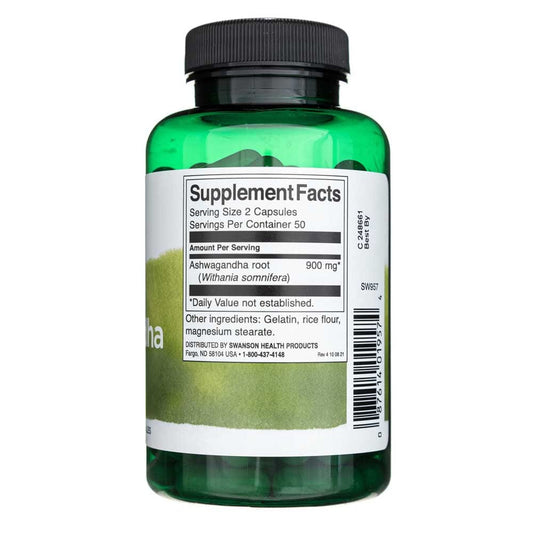 Ashwagandha Full Spectrum – Swanson | 100 Cápsulas (450 mg)