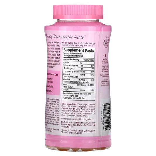 🍓 Nature’s Bounty Hair, Skin & Nails Gummies – 140 gomitas